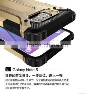 Hybrid Armor Style Dual Layer Rugged TPU+PC Case Cover for Samsung Note 5, for Samsung Note 5 Combo Case