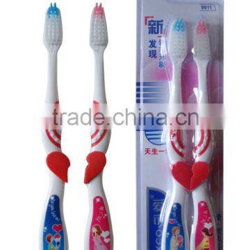 Lovely 2 pack toothbrush with cartoon printing