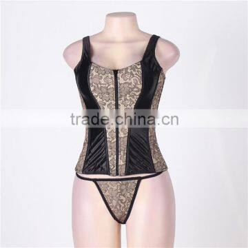 Vintage Style Beautiful Patterns Big Women Sexy Lingeries Corset photo-5