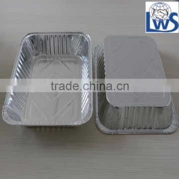 Aluminum tray food with lid for oven,Aluminum tray food with lid,aluminum tray sealer with plastic cover for food