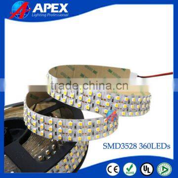 360LEDs in 3 line design LED Flex strip SMD3528-360leds/M-1800LEDs/Roll- 24v