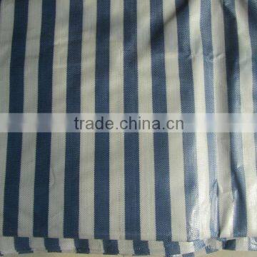 strip style Both Sides Coated Fabric with PE/ PE Tarpaulin