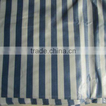 Strip Style Both Sides Coated Fabric With PE/ PE Tarpaulin
