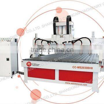 China 4Axis 3D Foam/Wood Mould Carving CNC Machine CNC Router With 4th Rotary photo-6