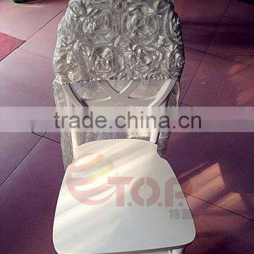 Flowers Chair Satin Cloak