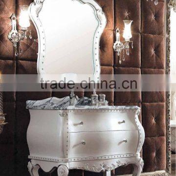 WTS3222 Classic Hotel Bathroom Furniture, Antique Wooden Bathroom Cabinet photo-2