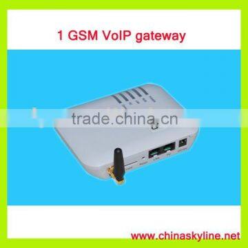 1 GSM VoIP gateway,protocol:ITU H.323V4 and IETF SIPV2