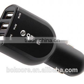 Compact design 3 ports car charger for your ipad/ iphone with Intelligent Charging IC UCA-3U