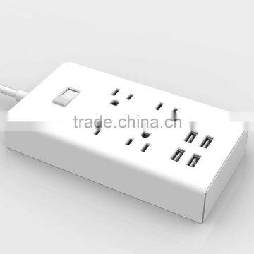 USB Surge Protector 4AC With 4 USB Power Socket photo-4