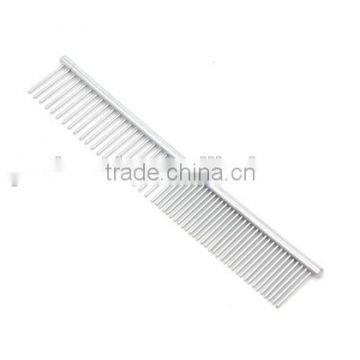 Pet grooming comb made of stainless steel