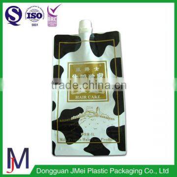 Made in China Factory Customized Plastic Stand up Spout Pouch/liquid Self Standing Pouch With Spout Packaging photo-6