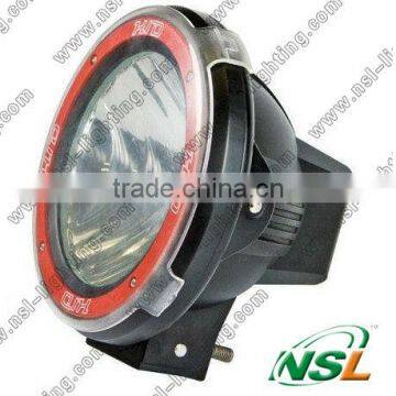 9-32V 4'' 7" 9'' Hid Off Road Spot Light 12V 24V,clear cover ,red ring ,spot beam flood beam