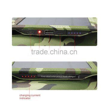 2016 Latest Products 5v 2a Small Size Solar Panel Charger Dual USB Output for Mobile Phone and Tablet pc photo-5