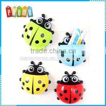 Ladybug Toothbrush Holder with Suction Bathroom Sets