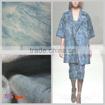 Washed Cotton Denim Fabric