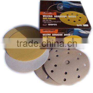 Hook and Loop backed abrasive disc