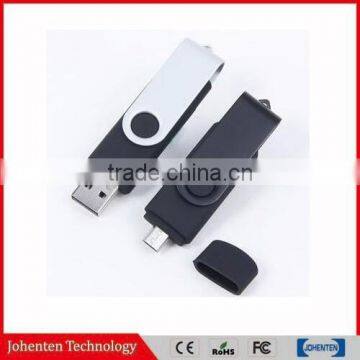 Alibaba wholesale swivel otg high speed USB 3.0 flash drive, android mobile phones and cumputer dual usb flash drive