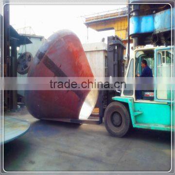 forged carbon steel conical dish head with 60 degree cone bottom for tank