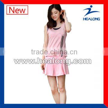 table tennis uniform, pink tennis uniform for ladies