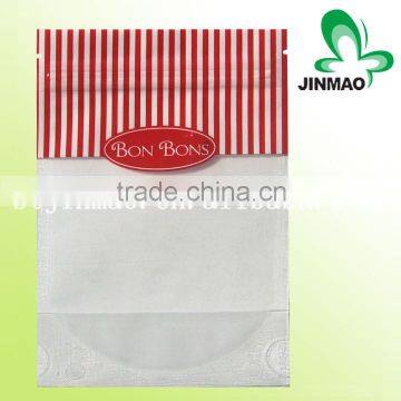 Transparent printed poly bags for candy
