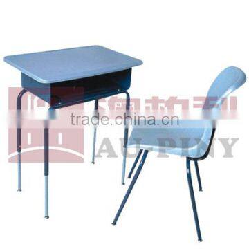 Adjustable Single Student Desk & Chair,School Furniture,Student Table and Chair