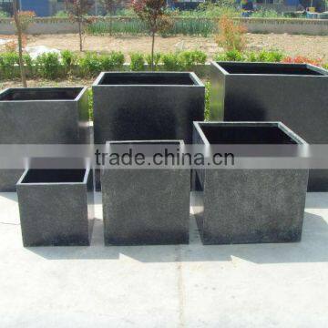 fiber terrazzo planter in square shape nice terrazzo pots