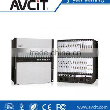Seamless SDI/AV/VGA/DVI/YPbpR/CAT/HDMI Ouptput Signals 32x32 Modular and Scalable Matrix Switchers