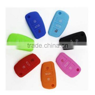 silicone car key case