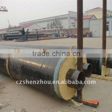 caliduct LSAW pipe /heat preservation/Q235B/cold weather pipelinE