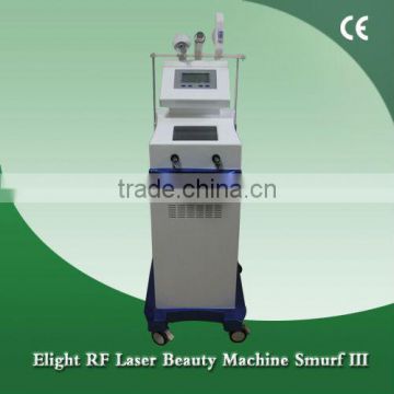 Beauty products with 10000 shots handle--3 in 1(elgiht/rf/laser) multifunctional beauty machine -LJL-III