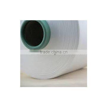 DTY POLYESTER YARN 75/72, HIM, RAW WHITE.