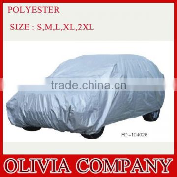 Car cover cloth inflatsble car cover with polyester materials