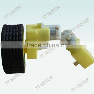 plastic gear toy motor with single wheel