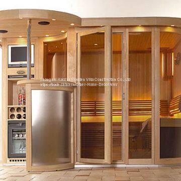 Solid Red Cedar Wooden Sauna Room photo-5