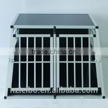 2015 alu double-door dog cage