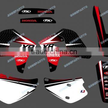 New Style (RED BLACK DST0184) TEAM GRAPHICS & BACKGROUNDS DECALS STICKERS Kits FIT FOR HONDA XR 650R 2005 2006 2007 2008 2009