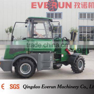 Everun New Condition ER1500 Telescopic Wheel Loader With Pallet Forks photo-3