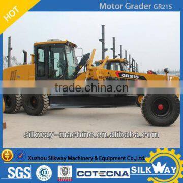 Top Brand 215HP China Cheap Motor Grader GR215 with front blade and rear ripper