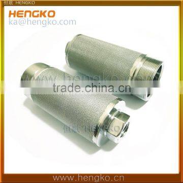 0.2 um 0.5 1 2 5 10 15 20 30 40 60 80 90 Microns SUS316L Sinter Porous Stainless Steel Filter photo-3