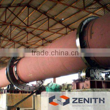 High efficiency rotary kiln with small slope with large capcaity