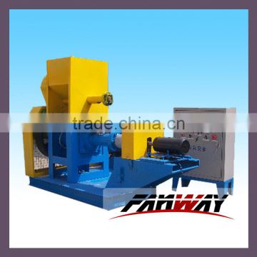 Screw fish feed extruding machine