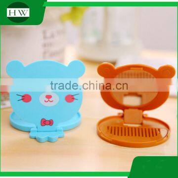 Free Sample Wholesale Mobile Car Cell Phone Holder in Funny Design With Mini Mirror Promotion Gifts photo-3