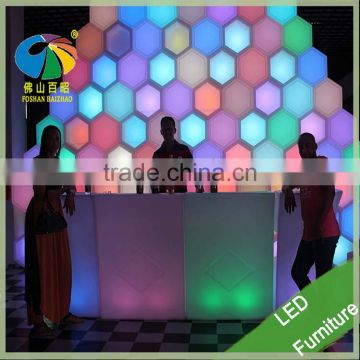 Plastic 16 Color Changing Club LED Bar Furniture