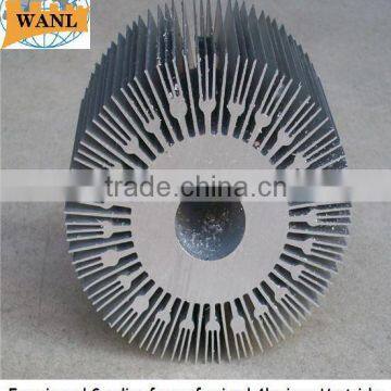 OEM anodizing round aluminum heatsink with high quality