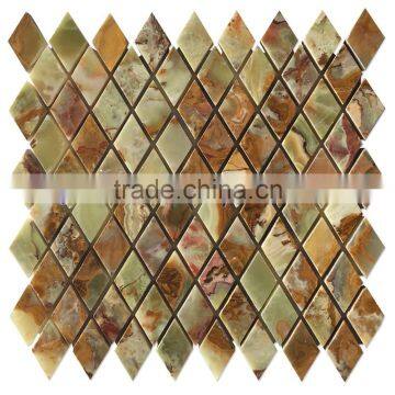 Colorfull Top Quality MULTI GREEN ONYX MOSAIC TILES COLLECTIONS