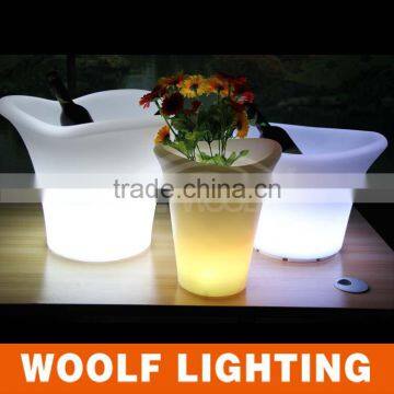 Garden Plastic Flashing Colorful LED Lighted Ice Bucket photo-5