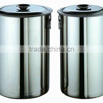 Stainless steel bucket for milk