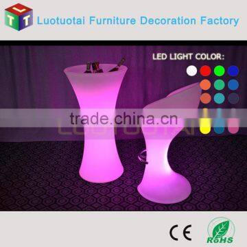 2015 New Design Modern 42'' High-grade Led Bar Stool High Back Wing Chair LED Light Stool Chair LTT-BS04 photo-3