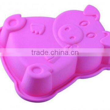 Pig Shape Silicone Bakeware for Promotional Gift