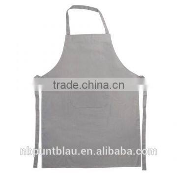 Cotton Simple Kitchen Apron With Front Pocket photo-4